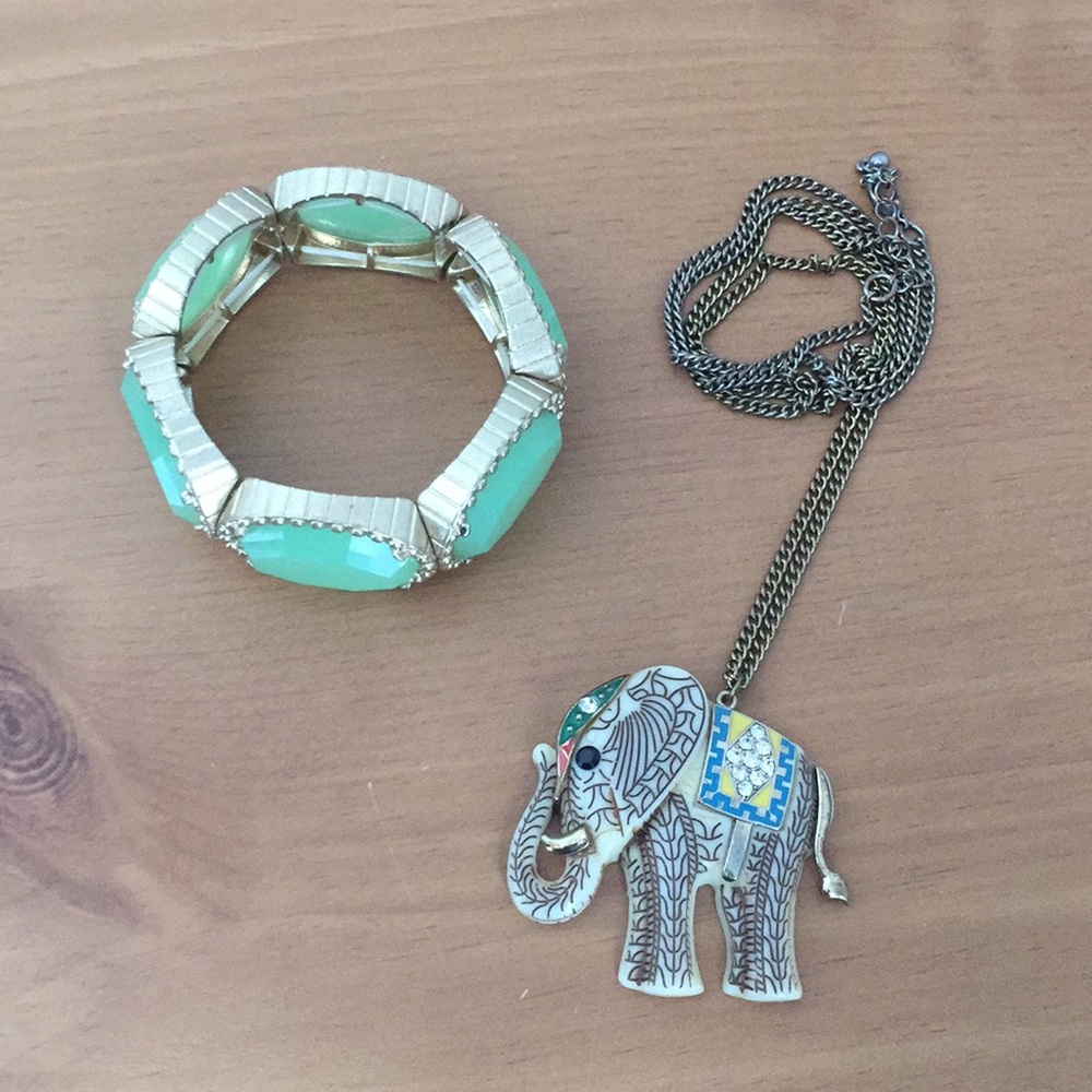 Bracelet and necklace